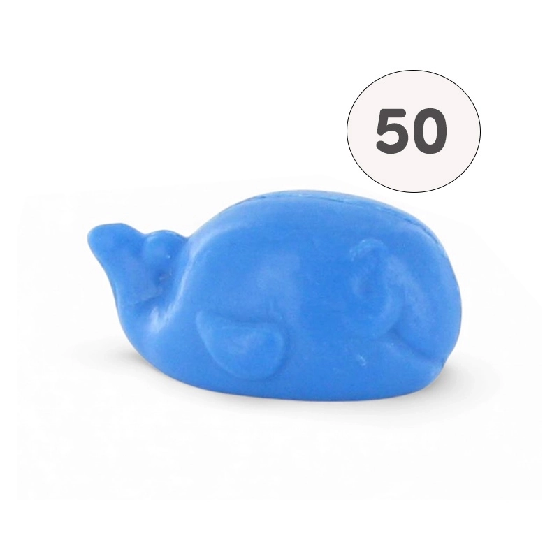 Wholesale small animal shaped soaps - blue dolphin