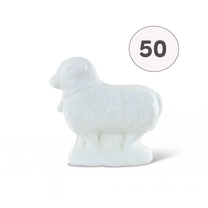 Wholesale small animal shaped soaps - white cat