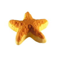 Yellow orange starfish effervescent spray